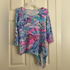 Lilly Pulitzer 3/4 length sleeve soft T shirt